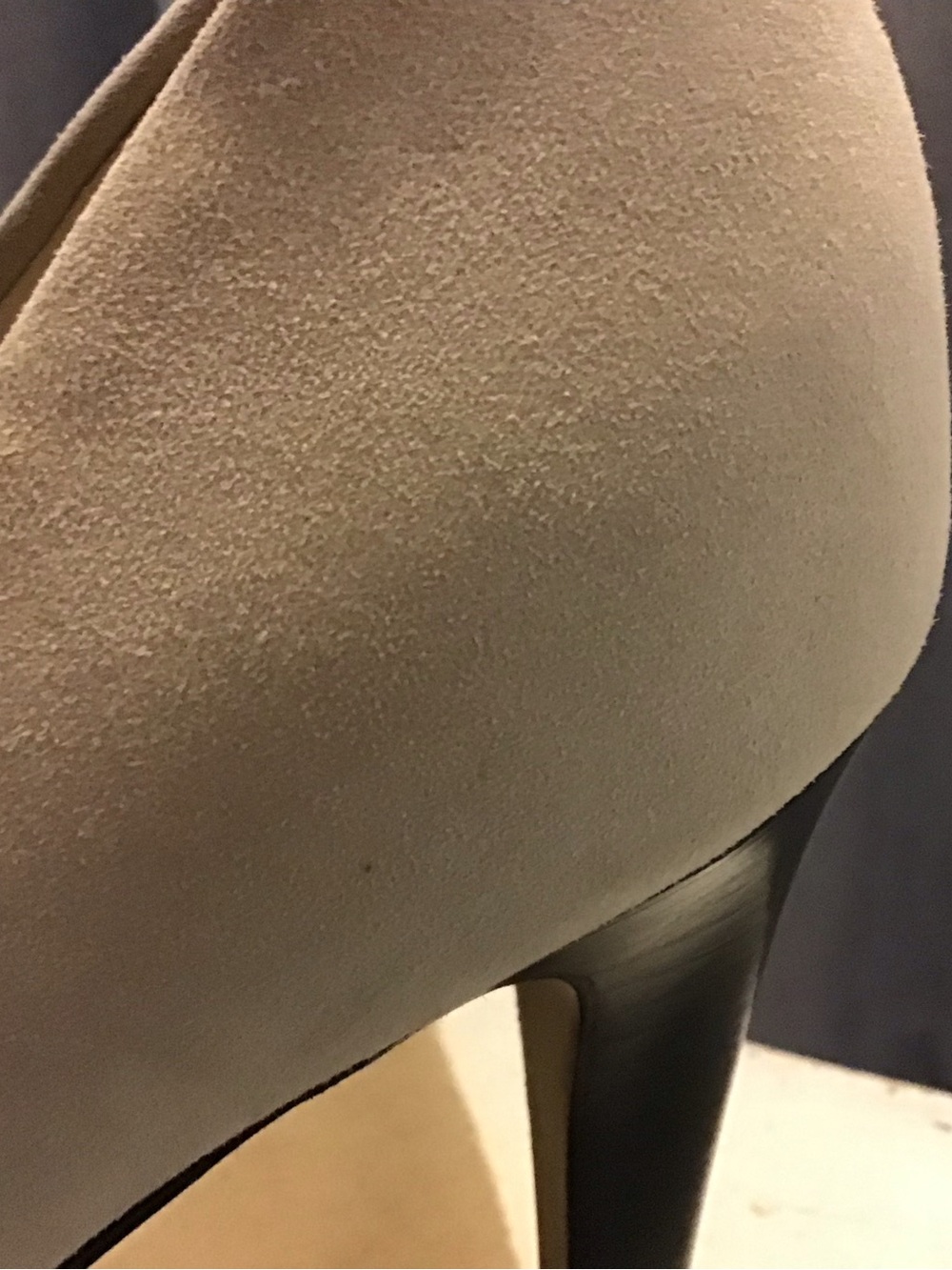 Bottega Veneta Cream Peep-Toe High Heels - Picture 7 of 9